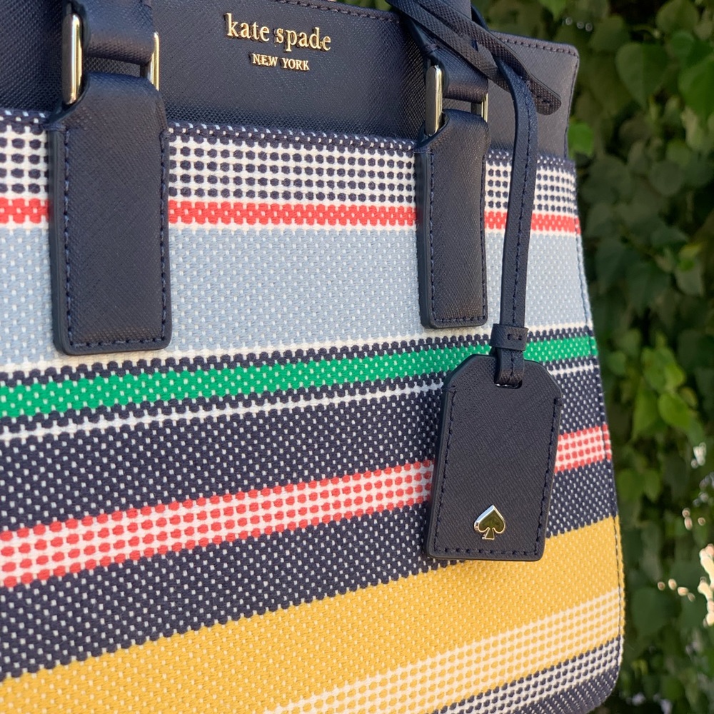 Kate Spade Cameron Stripe Medium Satchel Crossbody - Picture 8 of 8